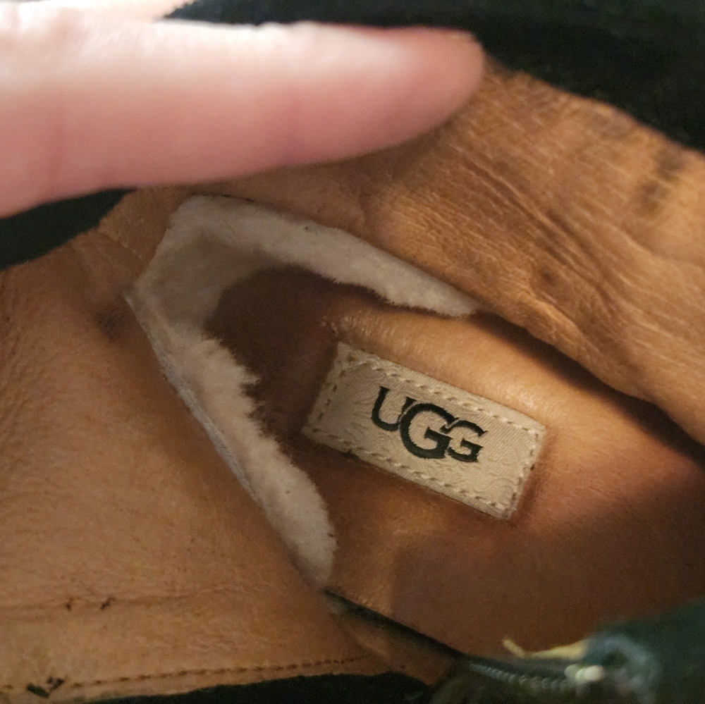 UGG Dark Suede Lace-Up Boots - Picture 5 of 8